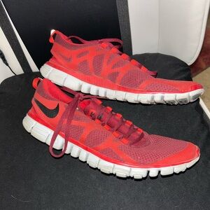 Nike Red and Black Women's Sneakers